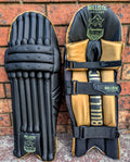 Bullistic Signature Batting Pads - Black & Gold