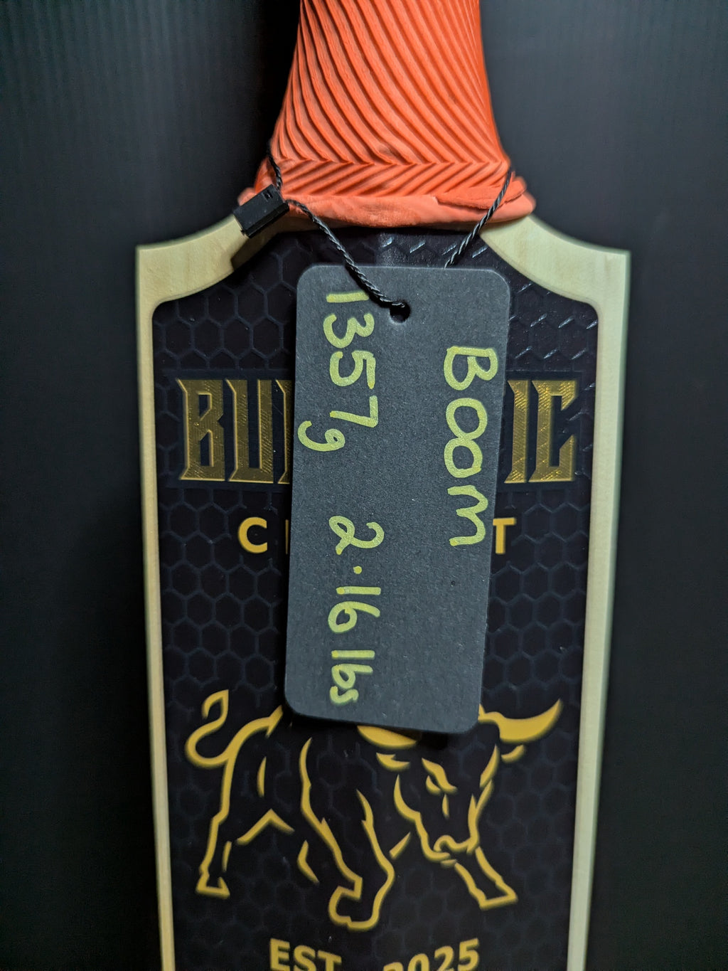 🏏 Bullistic BOOM Retro Grade 2 English Willow Cricket Bat 3lb 0oz 👀 1357g